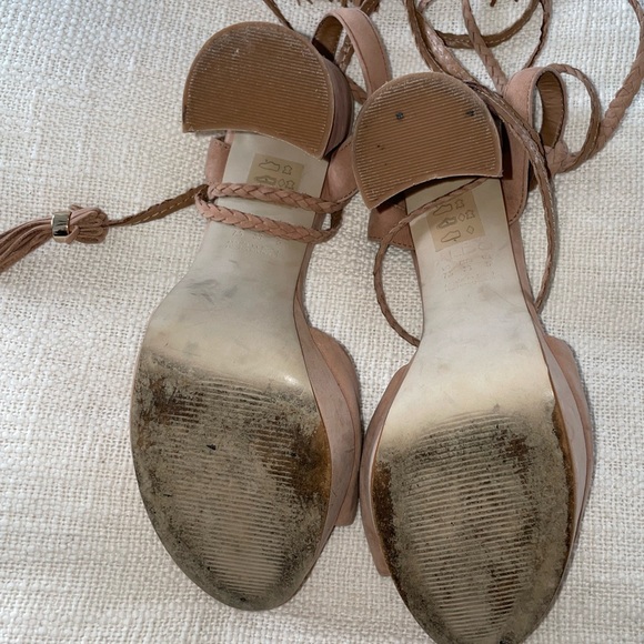 ALDO | Suede Open Toe |  Heel Platform | Nude | 7.5 - Picture 5 of 5